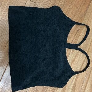 Beyond Yoga Dark Grey Sports Bra